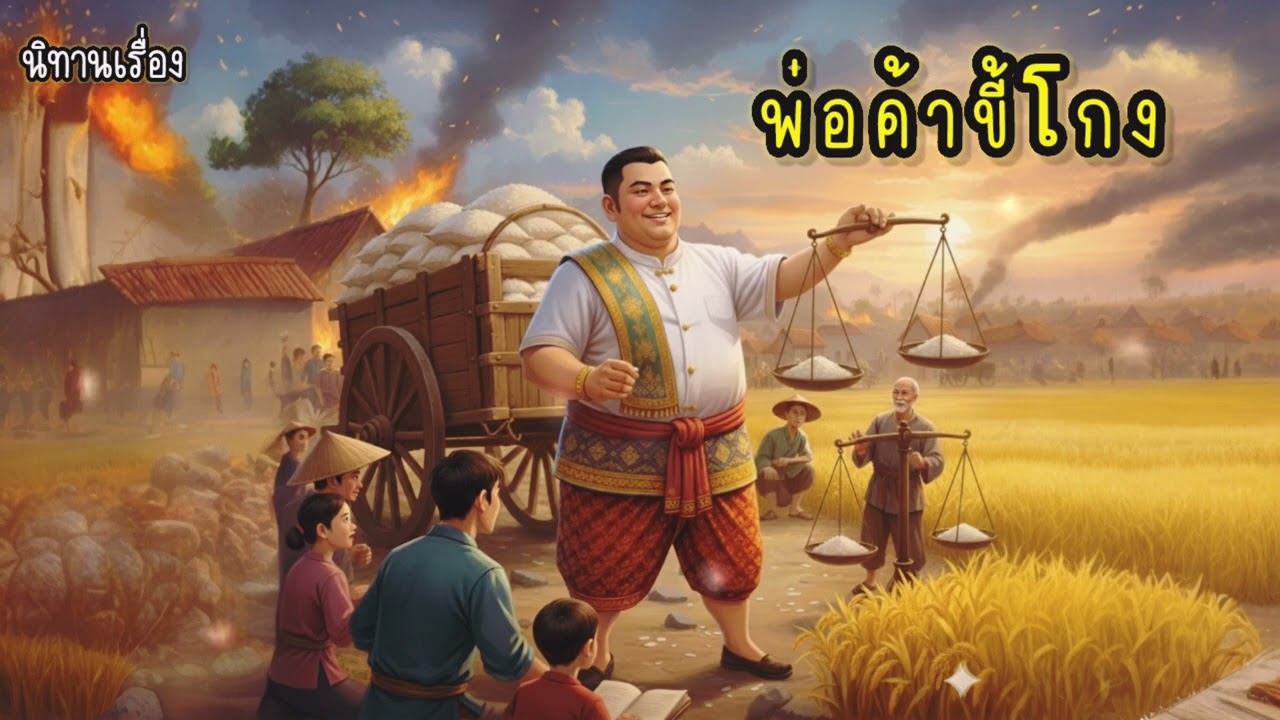 นิทานเรื่อง พ่อค้าขี้โกง 