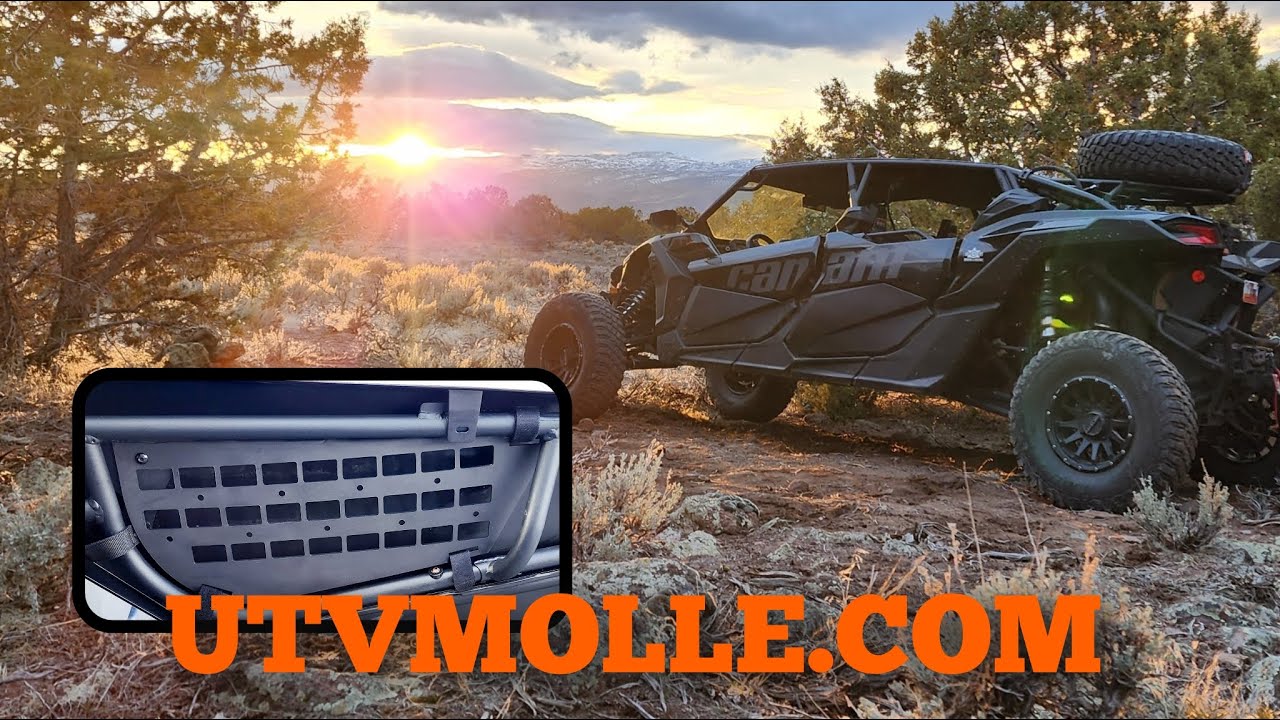 UTV molle panels, UTV Trail ride, SXS molle pouches, tactical UTV, UTVMOLLE.COM  long edit