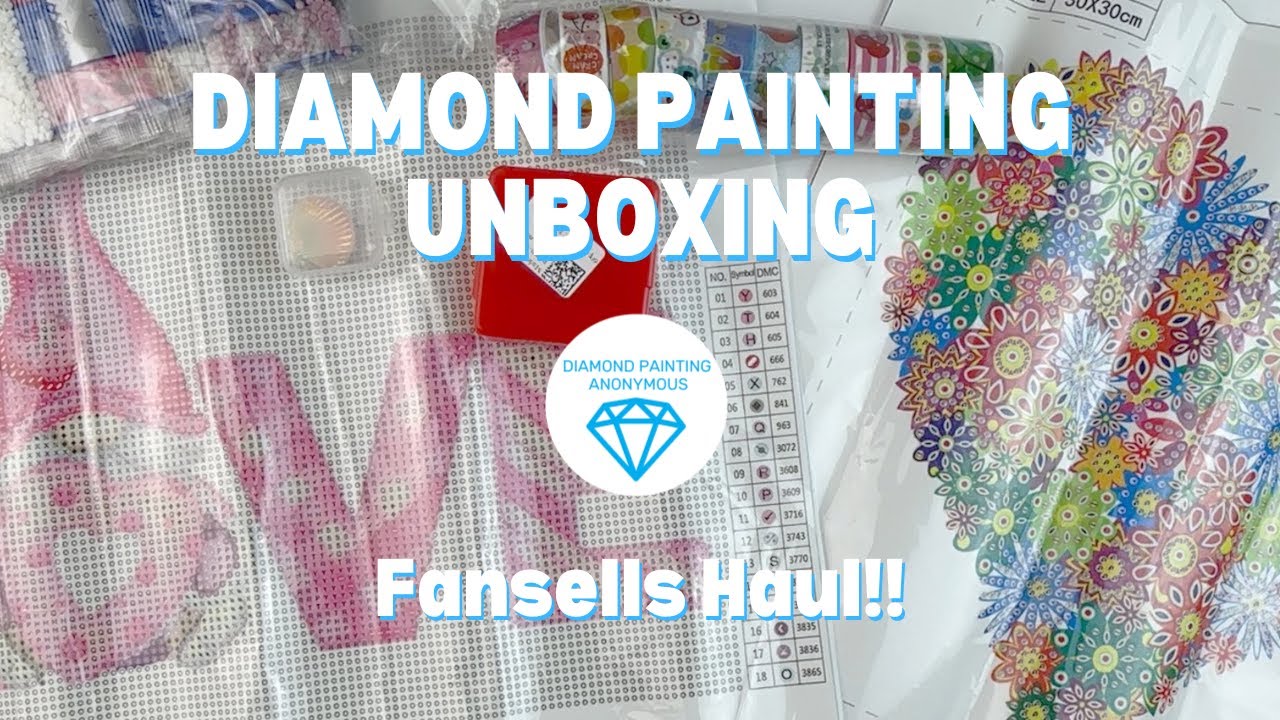 Diamond Painting Unboxing | Fansells Diamond Painting Small Haul!!