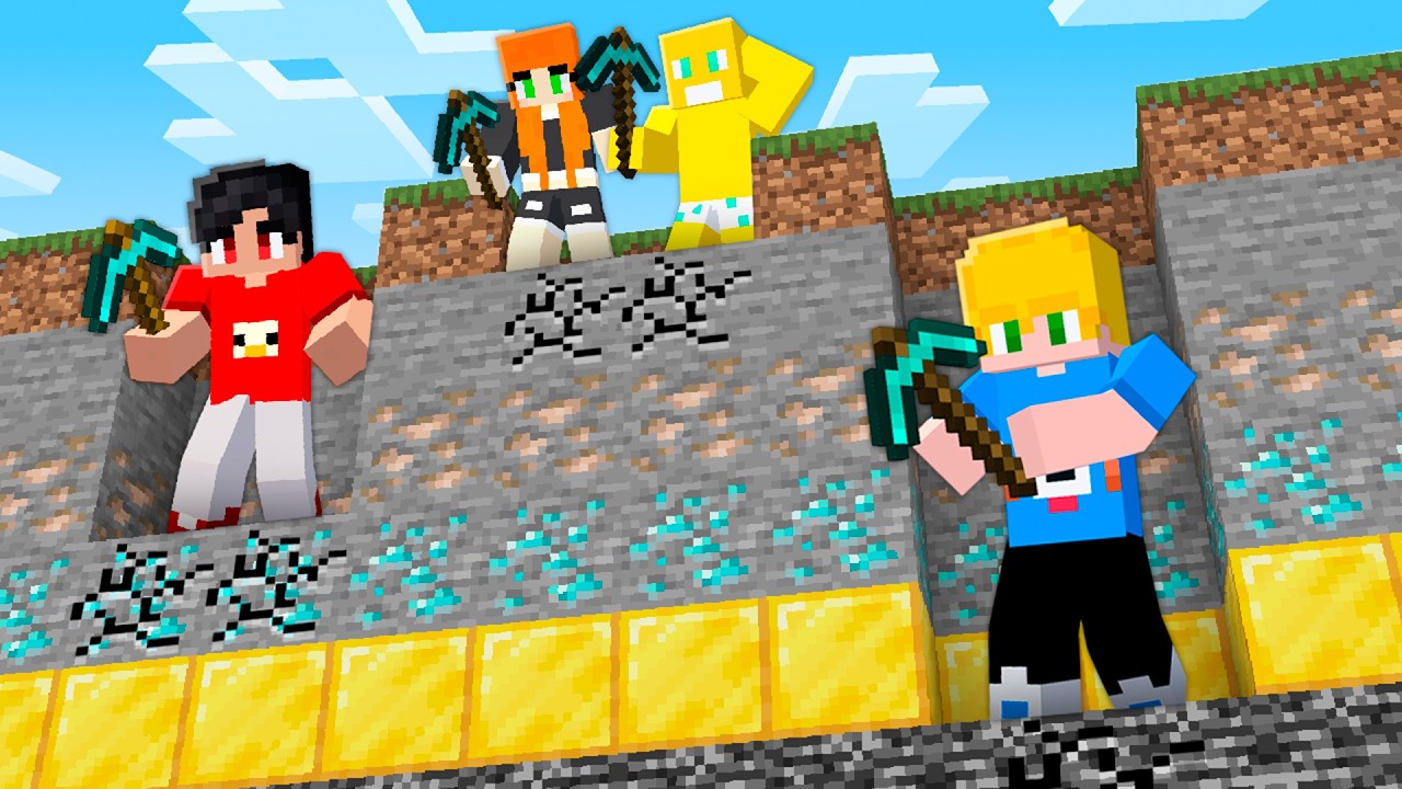Mineramos 1.000.000 de Blocos no Minecraft!
