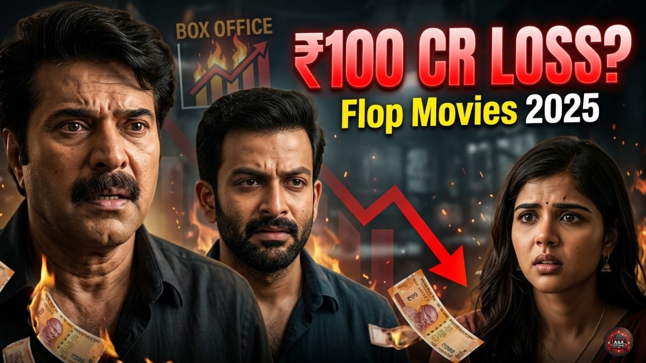 10 Biggest Malayalam Movie Flops of 2025: Huge Disasters! 😱