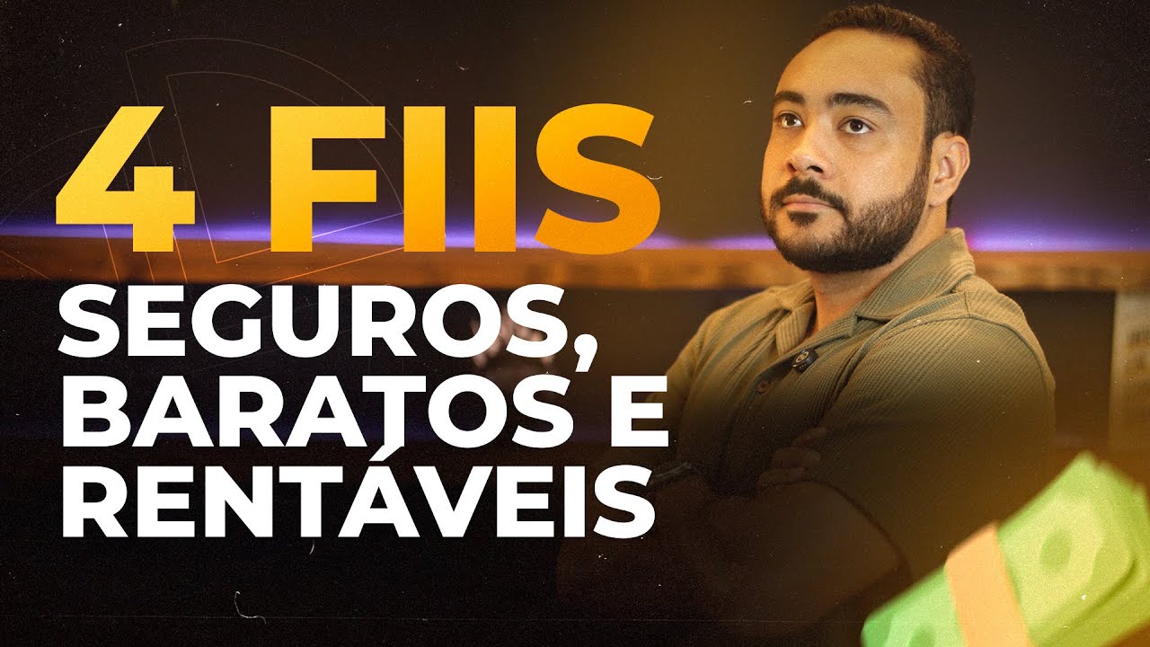 4 FUNDOS IMOBILIÁRIOS SEGUROS | RENTÁVEIS E BARATOS