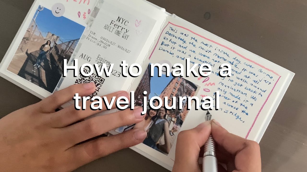 how to make a travel journal  ✈️  + trying a fountain pen 🖋 (ft bastion) AD