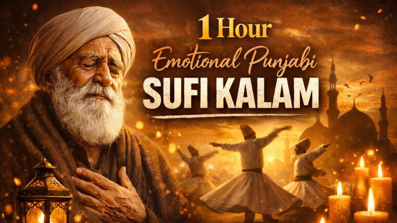 Emotional Punjabi Sufi Kalam (1 Hour) | Dil Ko Sukoon Mil Jaye