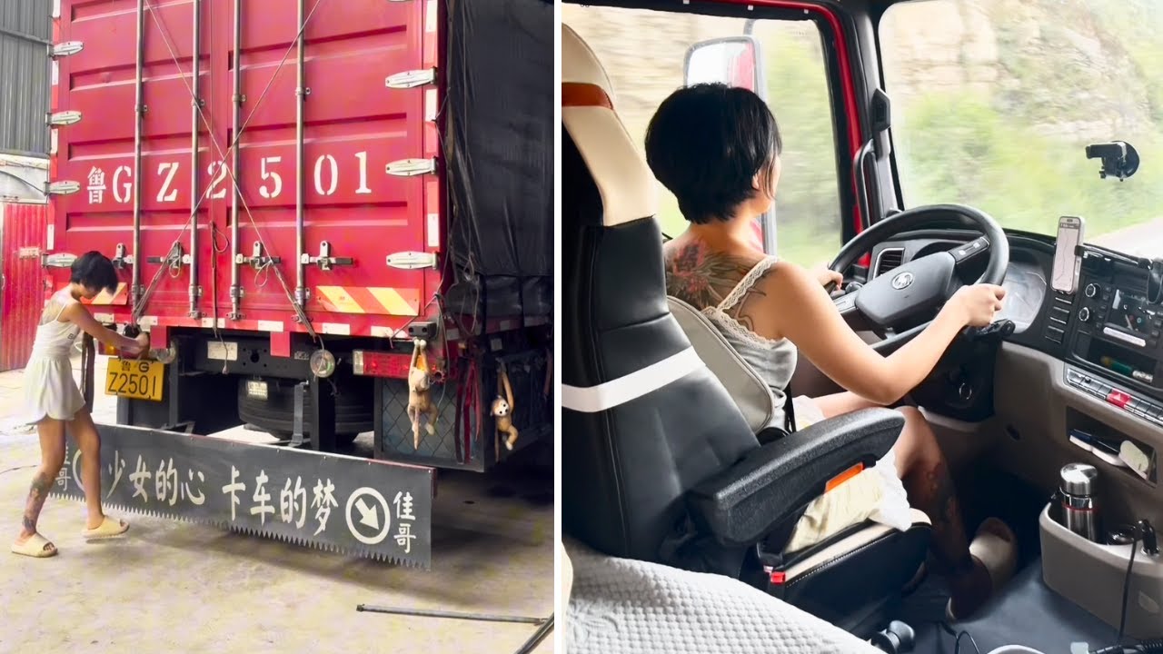 Female Truck Driver Jia Ge: 5000km Solo Haul from Shandong to Xinjiang