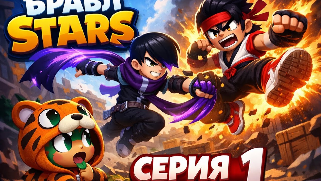 1 серия по brawl stars!