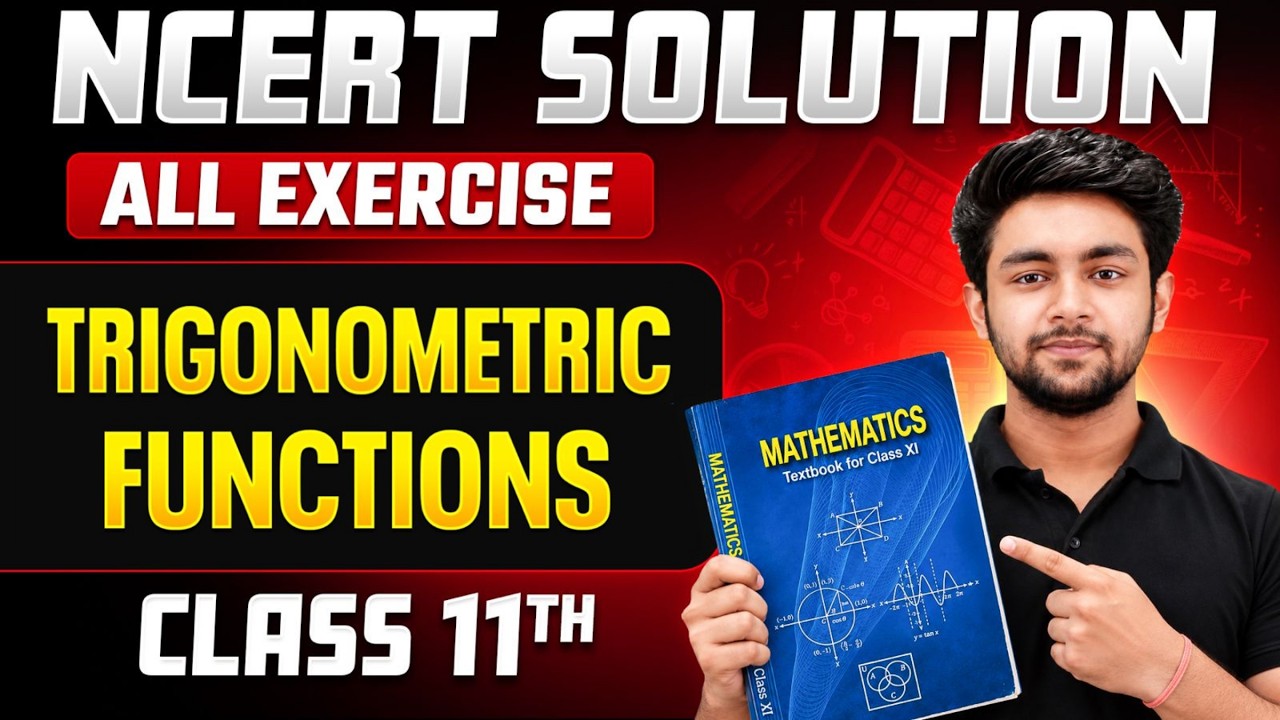 Trigonometric Functions Class 11 One Shot 🔥 | Maths Chapter 3 | Exercise 3.1, 3.2 & 3.3 | Uday Sir