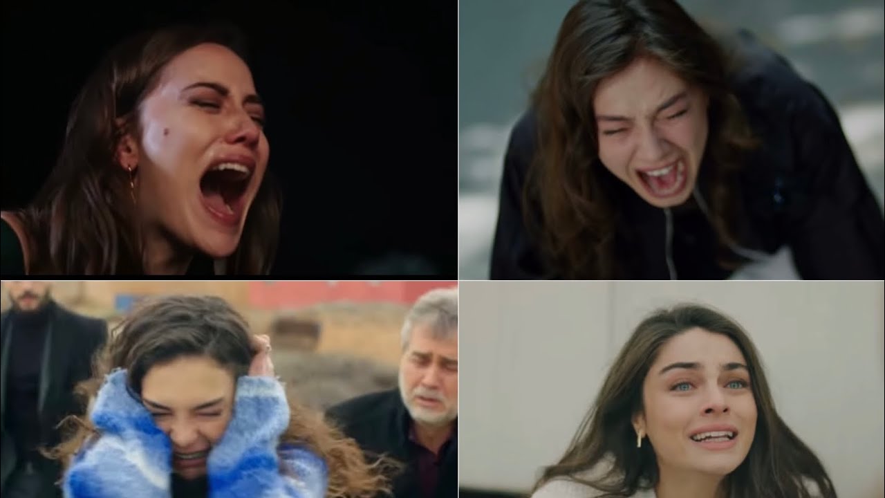انهيار وصراخ وبكاء البطلات في المسلسلات التركية • مؤثر💔