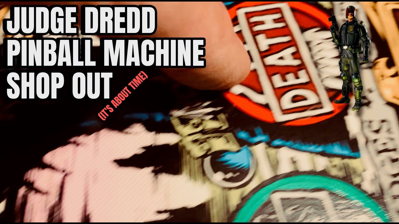 Bally JUDGE DREDD Pinball Machine 2024 Tear Down & Shop Out