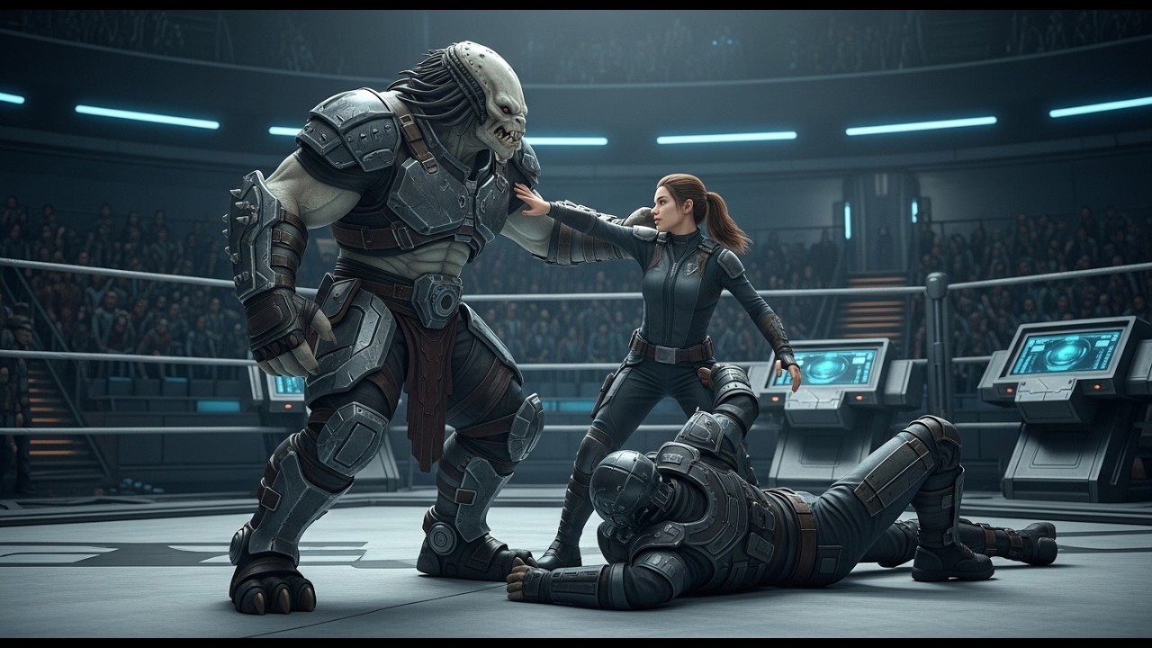 The Predator Shoved Her Aside — She Picked Him Up and Threw Him Off the Platform | Sci-Fi Legends