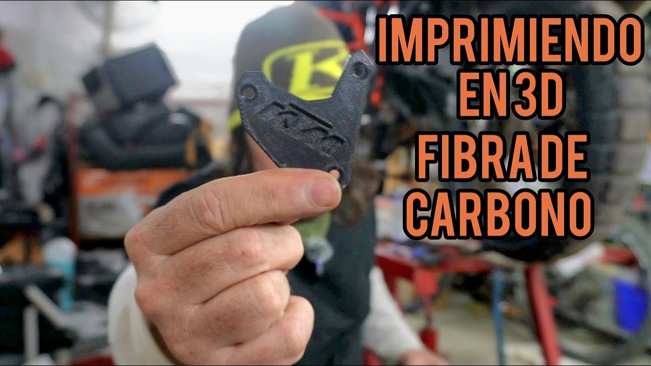 Usando la Creality K1C para hacer piezas en fibra de carbono para ktm 1290 super adventure