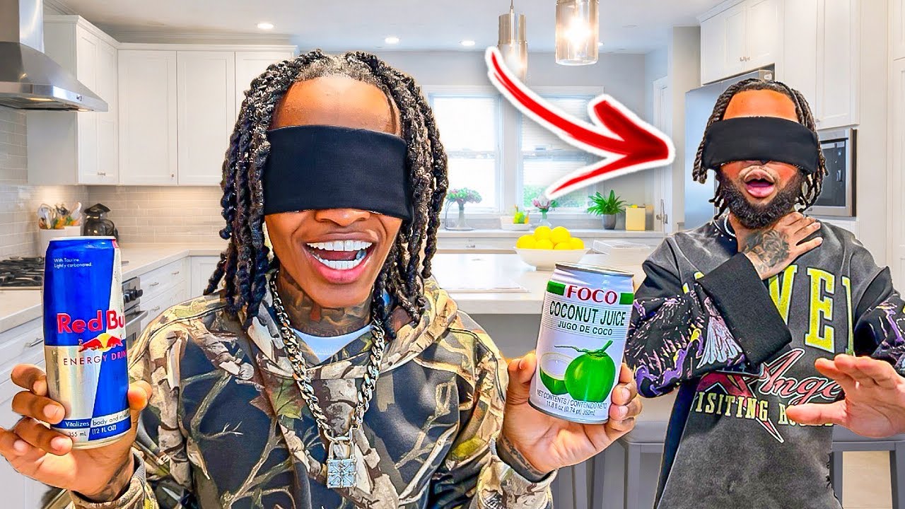 BLINDFOLD SODA TASTE TEST CHALLENGE