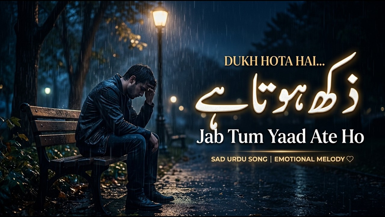 Dukh Hota Hai Jab Tera Khayal Ata Hai | Heartbreaking Urdu Ballad