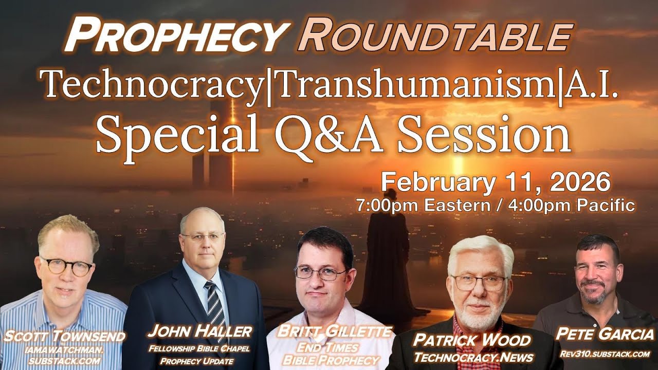 Bible Prophecy Roundtable (w/ John Haller, Patrick Wood, Scott Townsend, Pete Garcia & Britt)