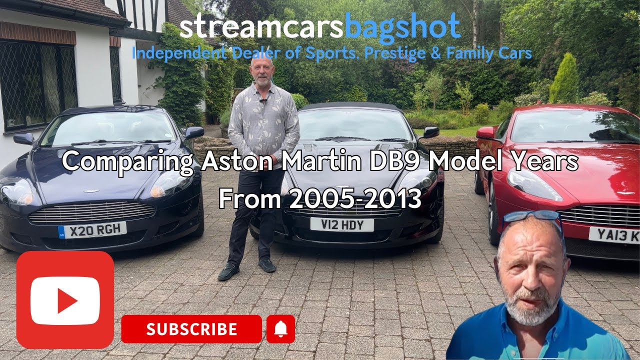 СРАВНЕНИЕ ASTON MARTIN DB9 2005, 2008 И 2013 ГОДОВ