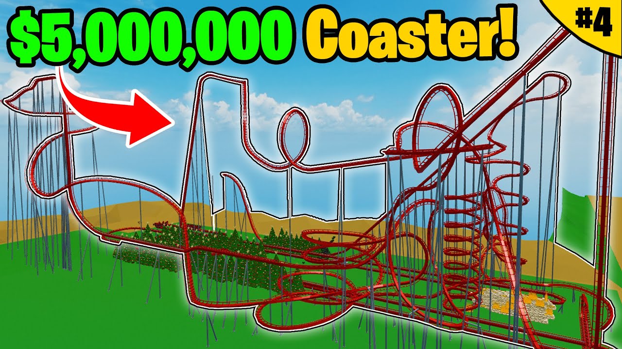 Я потратил 5 000 000 долларов на строительство этих американских горок.. (Theme Park Tycoon 2)