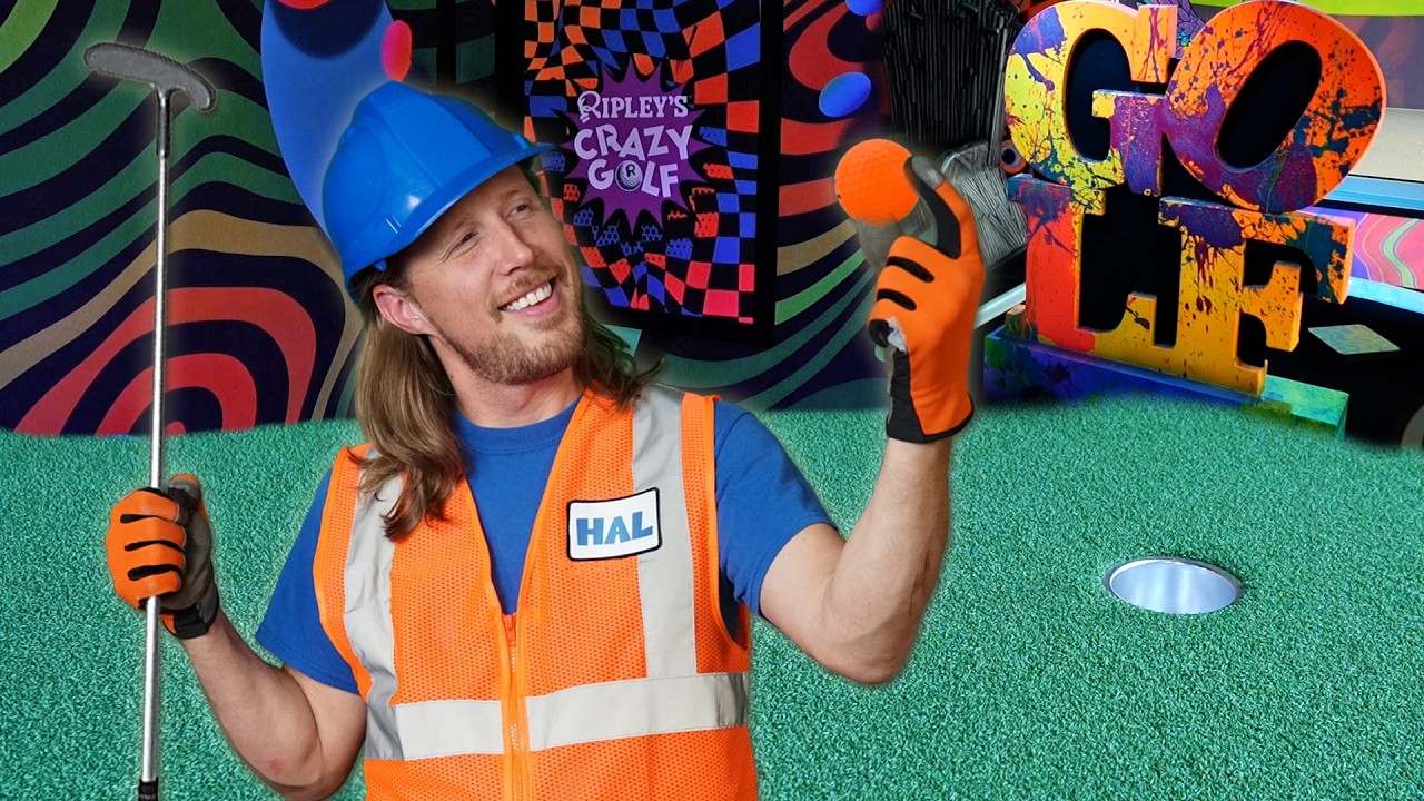Mini Golf Adventure with Handyman Hal | Fun Learning for Kids