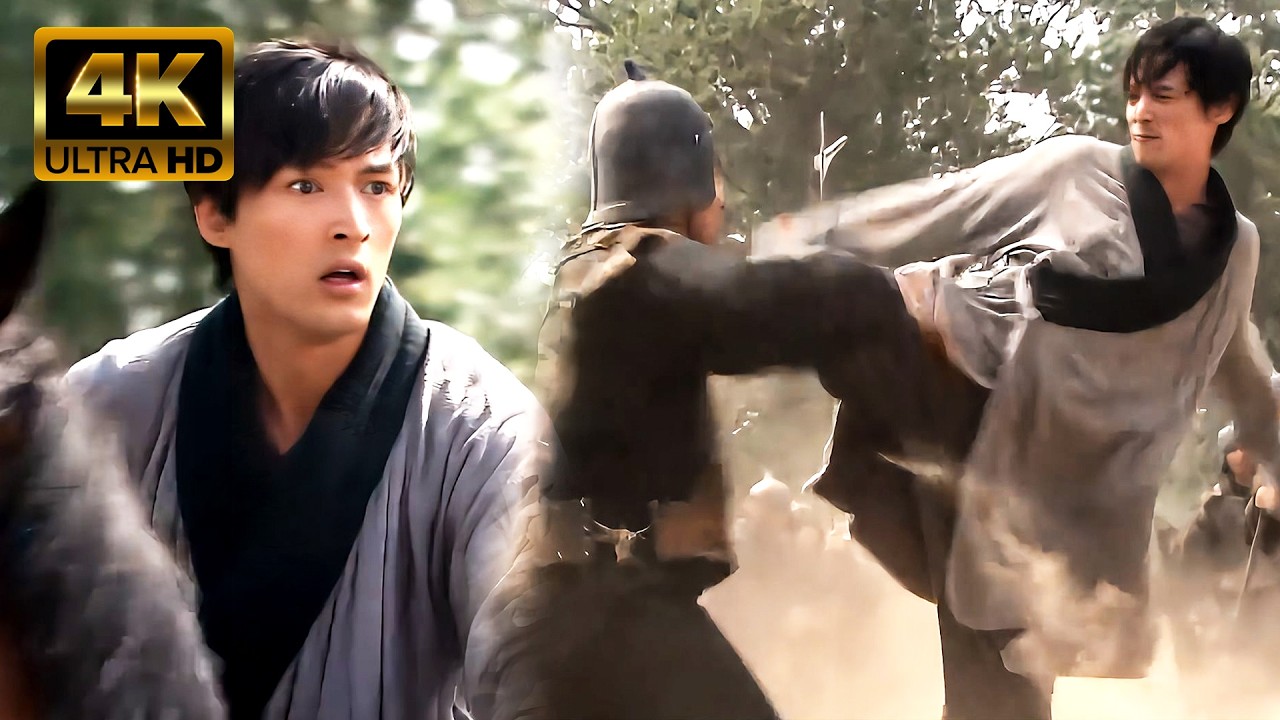 敵軍突襲，廢柴小夥一招擊退敵軍！#chinesedrama  #movie #功夫 #动作 #武侠