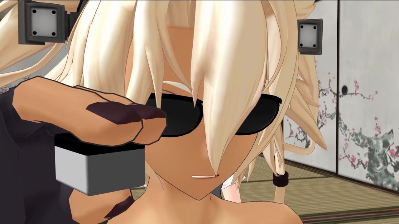 【MMD艦これ】闘牌伝説アカギ　対・市川戦【VOICEVOX】