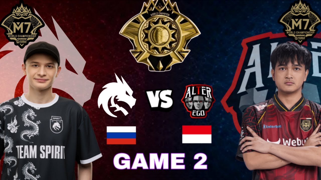 [GAME 2] ALTER EGO vs TEAM SPIRIT | M7 KNOCKOUT STAGE | LOWER BRACKET | AE vs TS