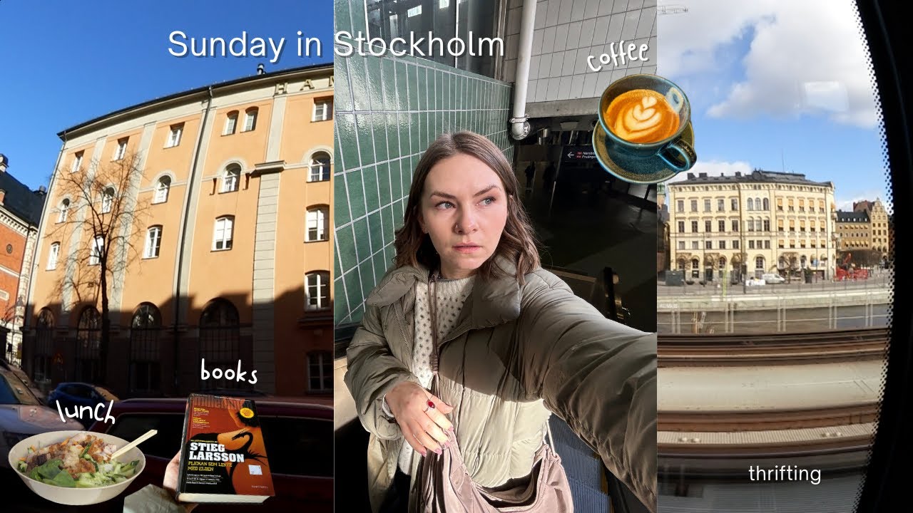sunday in stockholm | ✨ coffee, books and thrift shopping