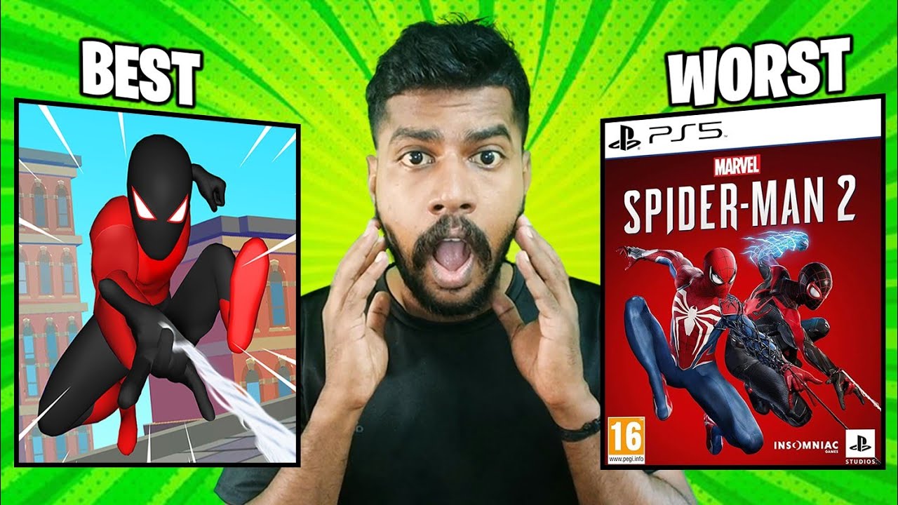 Playing The Worst SPIDERMAN Games Ever