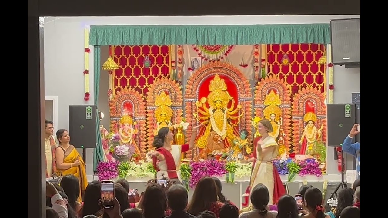 Ogo Amar Agomoni Alo || Dance Cover || Eve & Gitanjali ||  27th Sep 2025 ||