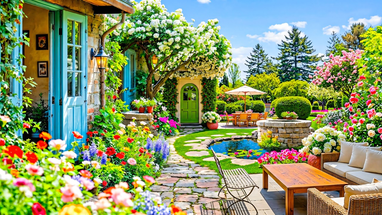 Most Beautiful Garden Walk 2026🌿Blooming Flowers and Healing Scenery to Eliminate Stress and Anxiety