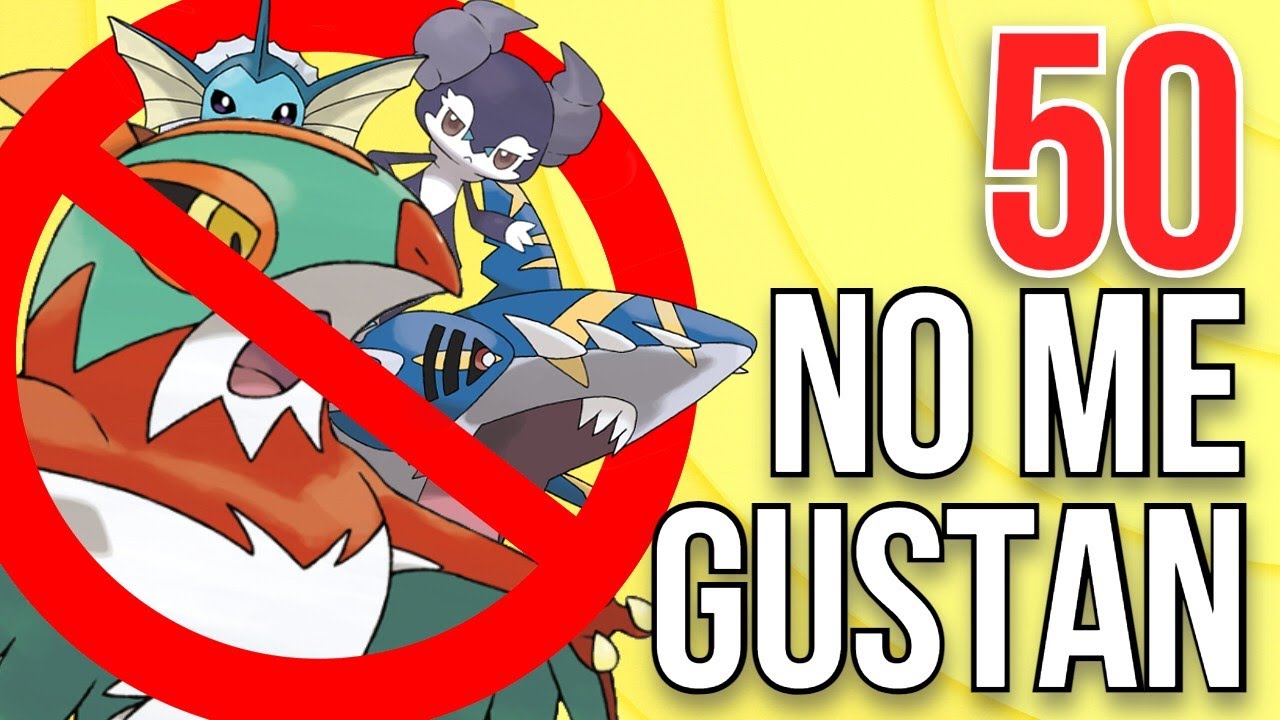 50 Pokémon que NO ME GUSTAN