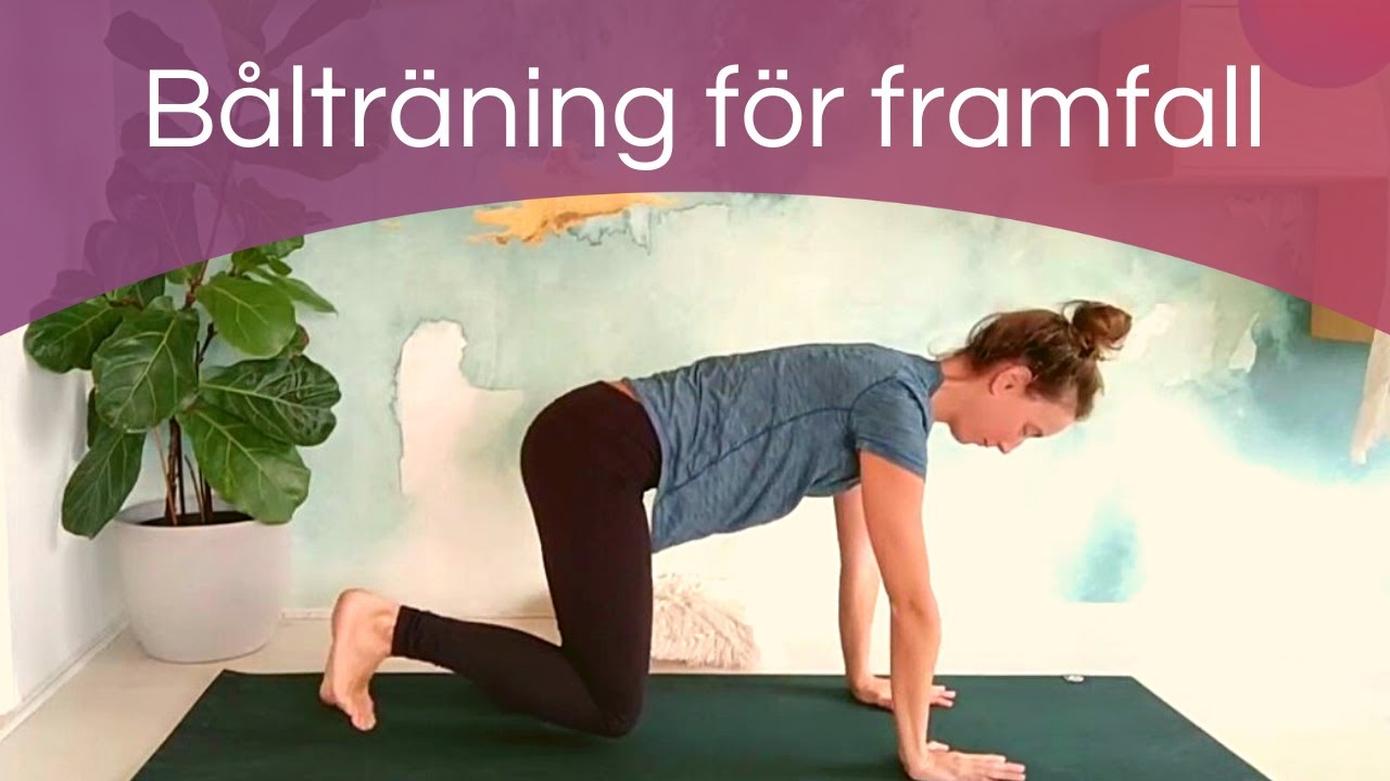 15 min pilates inspirerad mag och bålstyrka för framfall & bäckenbotten dysfunktion