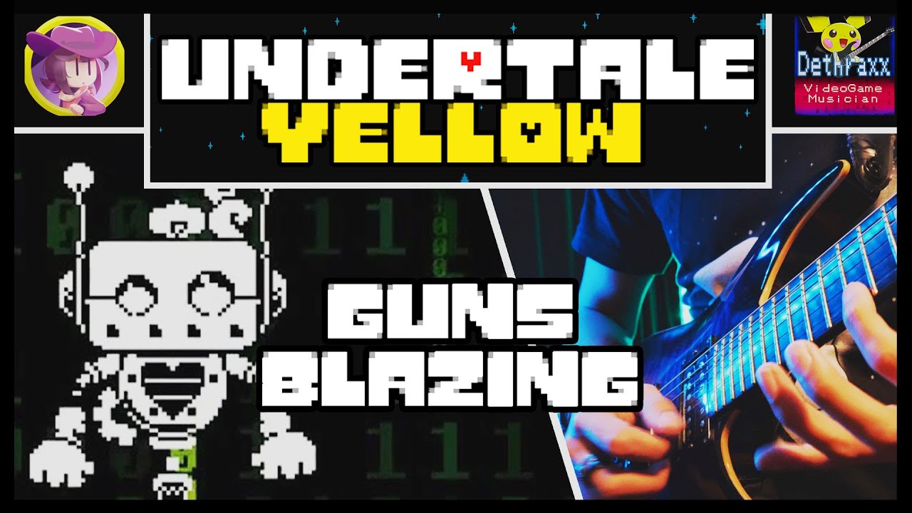 Undertale Yellow: Guns Blazing | Guitar Metal Remix Cover by Dethraxx