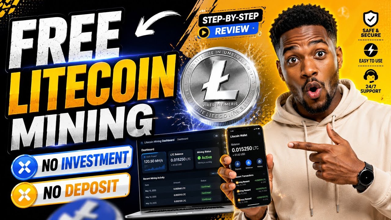 New FREE Litecoin Mining Site 2026 | No Deposit No Investment