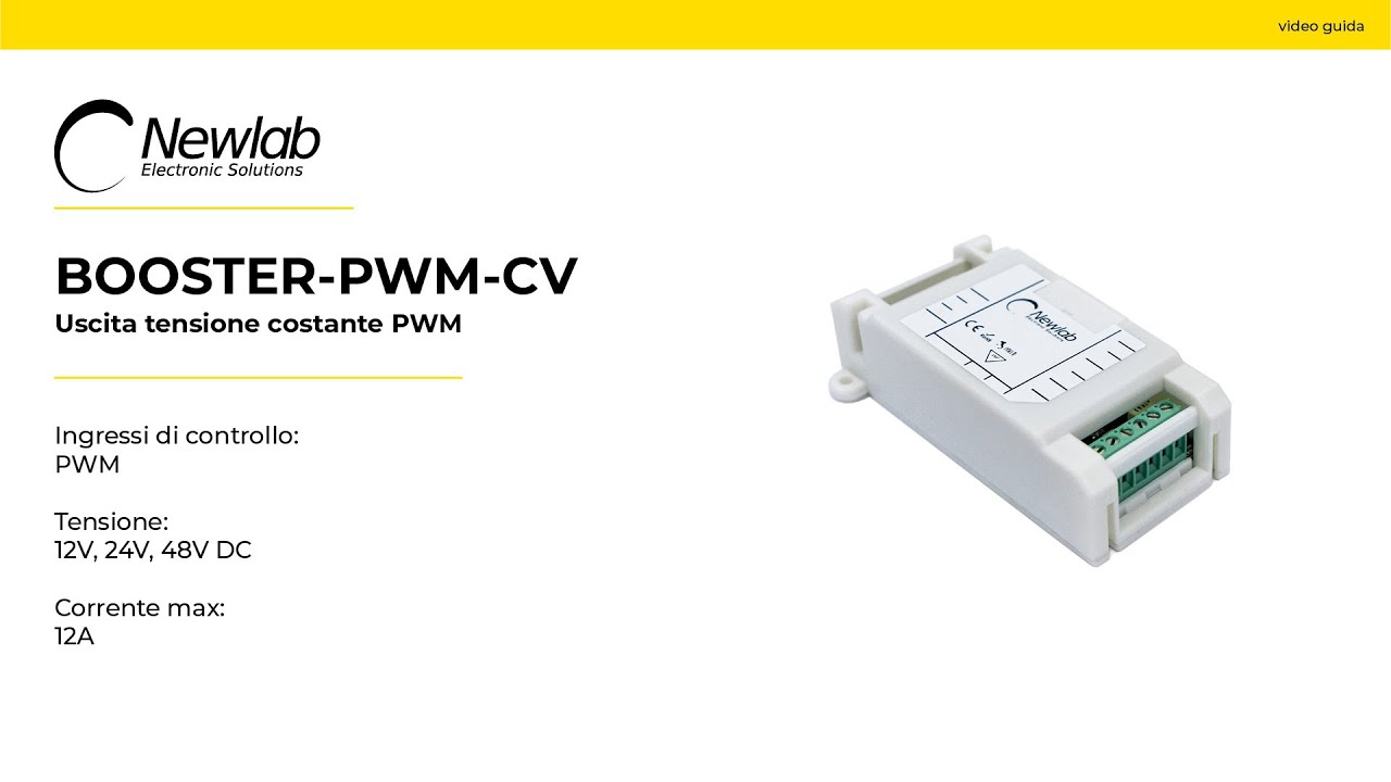 VIDEOGUIDA BOOSTER-PWM-CV Italiano