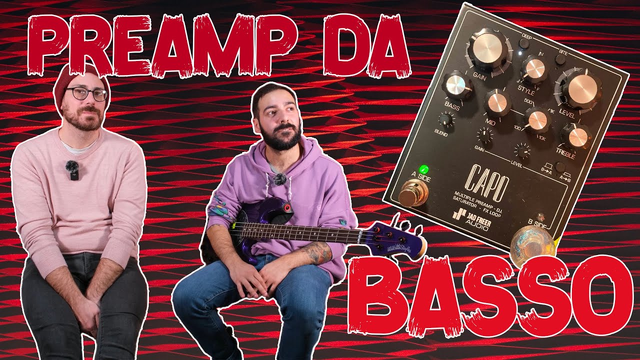 Preamp da basso! Come usarlo? Sentiamo qualche suono che si può ottenere senza effetti!