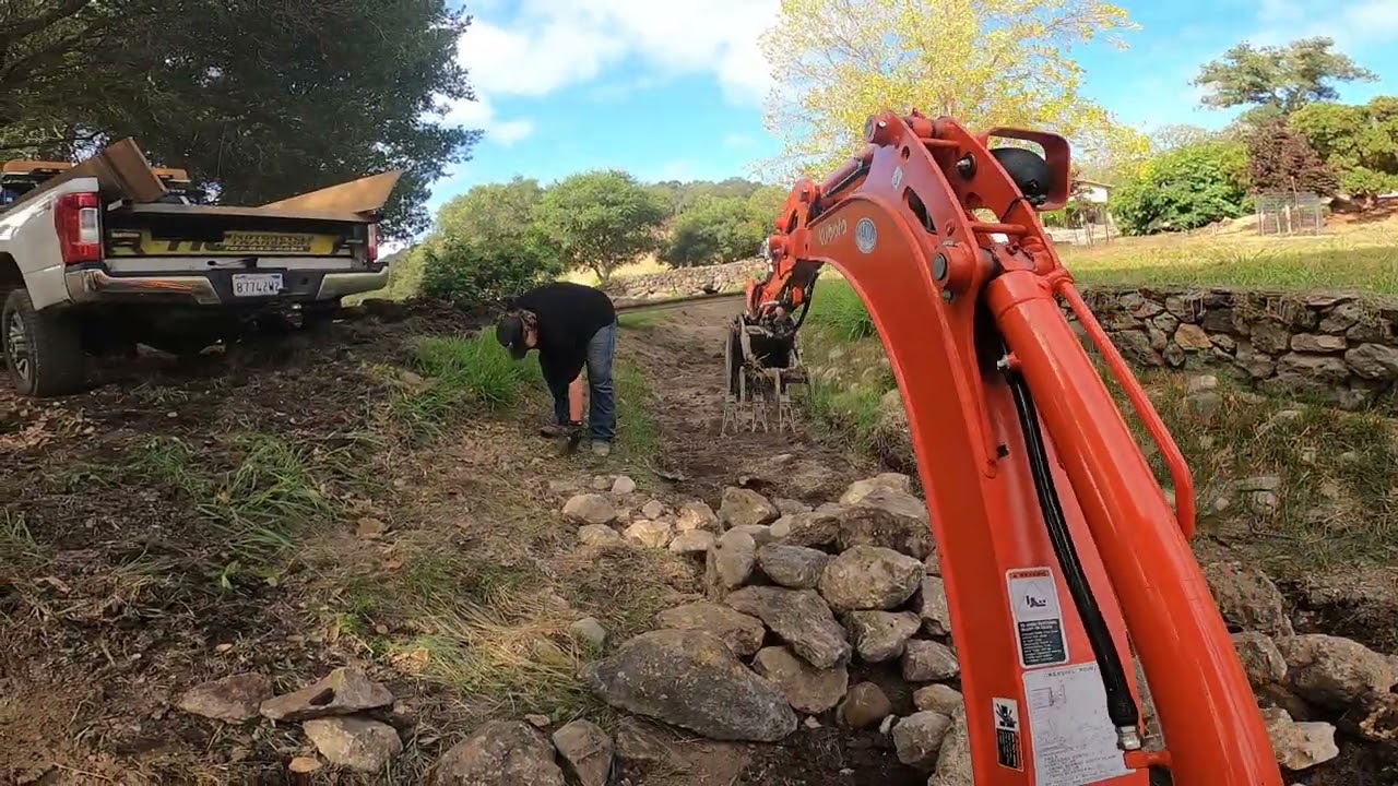 Napa Pond and Ditch Cleanup Day 2 with the Kubota U17