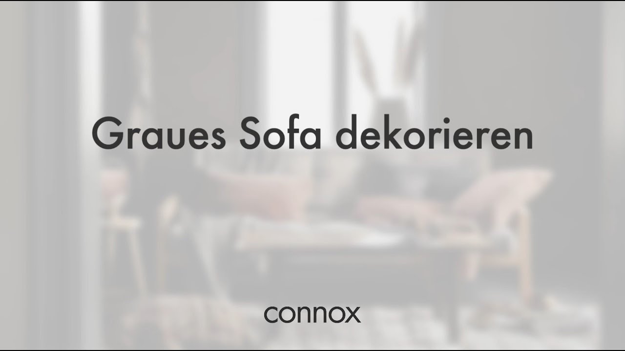 Graues Sofa dekorieren &ndash; zwei Stile f&uuml;r Ihren Klassiker | Tutorial & Ideen