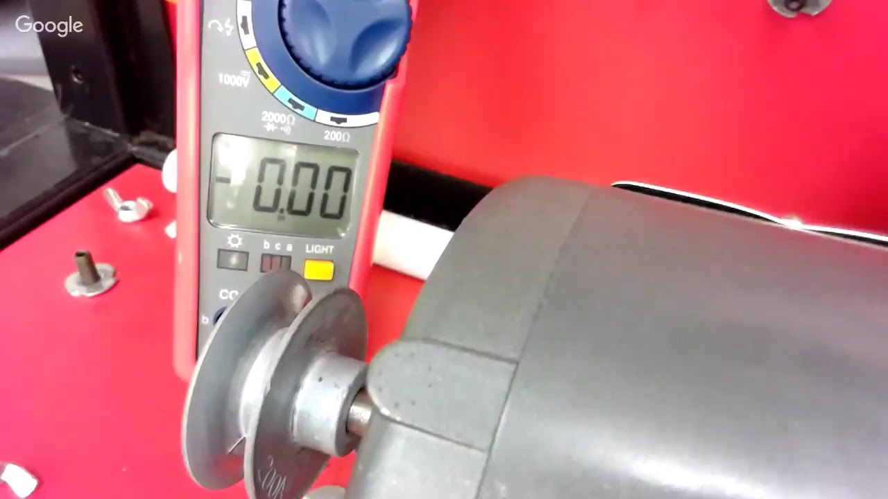 How to reverse 3 phase motor and check amps