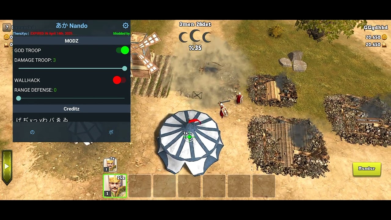 Osmanli Savaslari/Ottoman wars Hack V1.2 Lates Version.