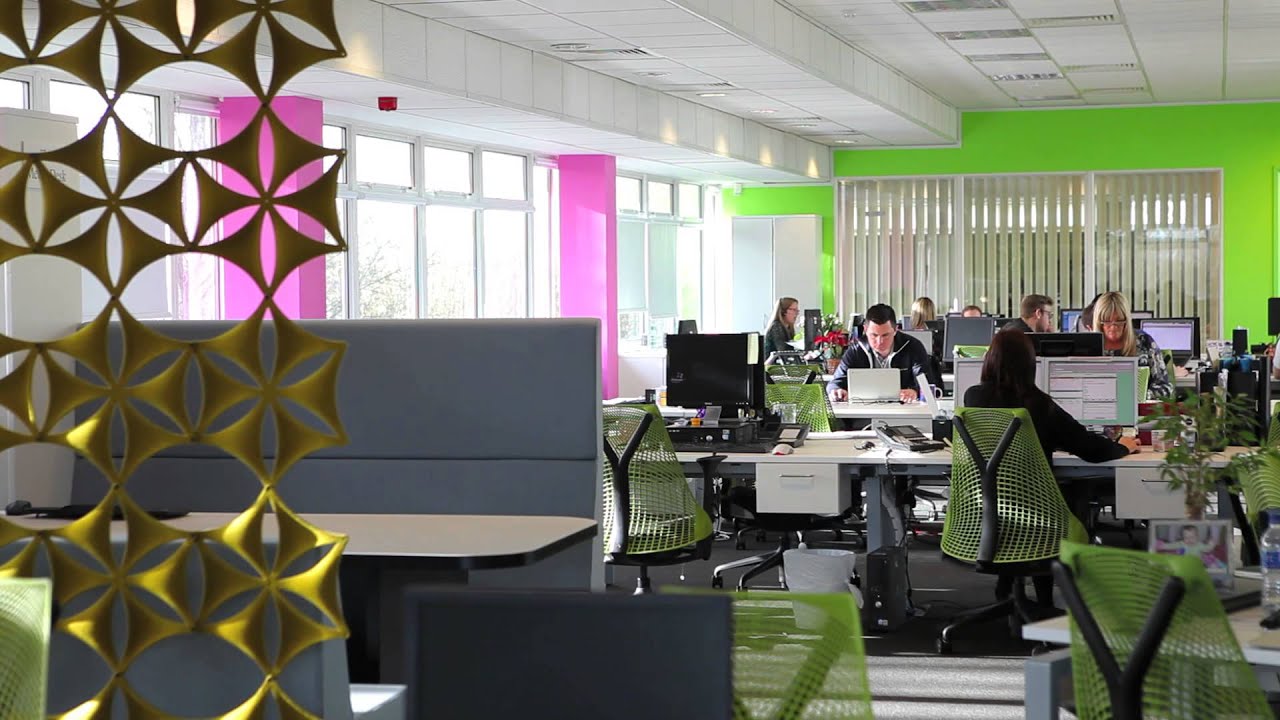 Large open-plan office and funky breakout space installed without disruption to day-to-day business