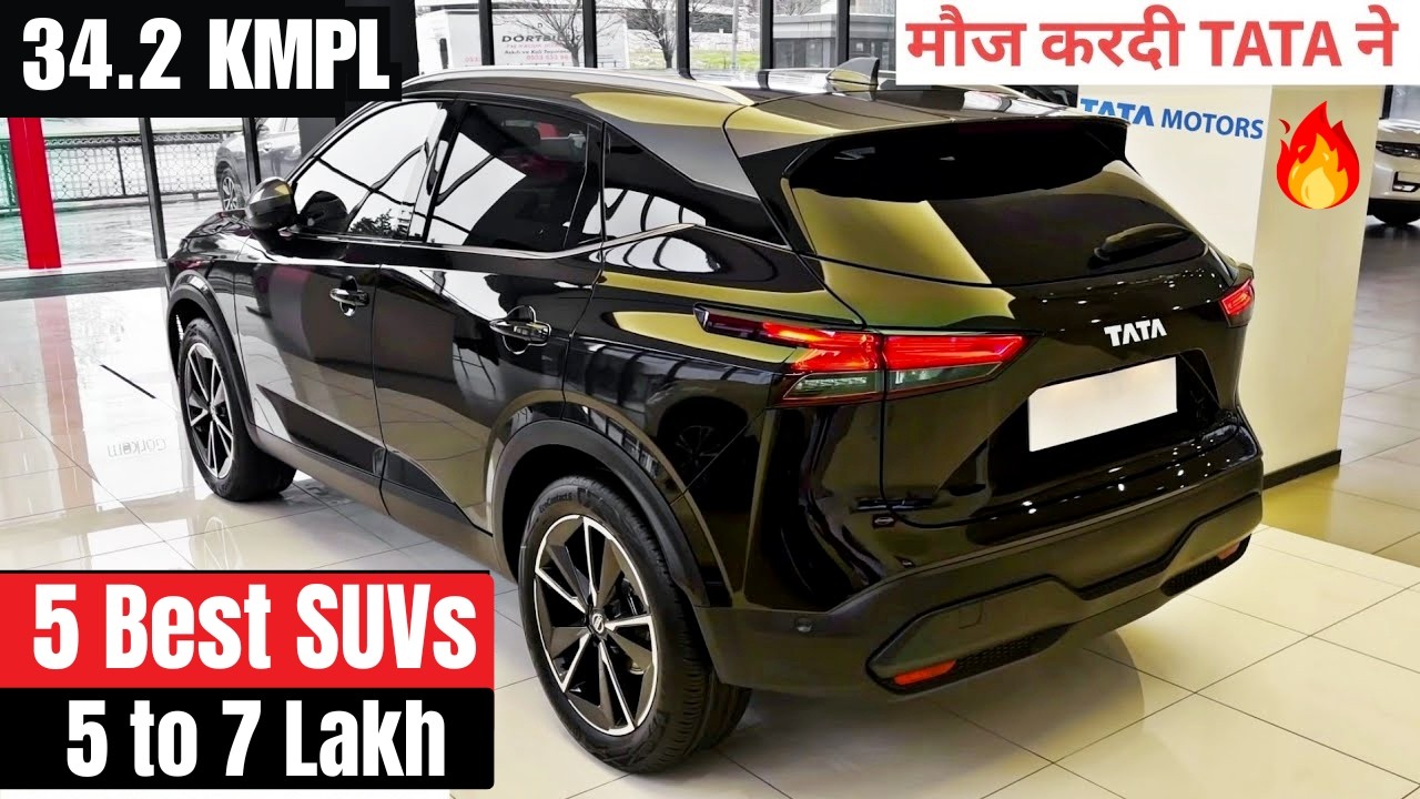 5 लाख से 5 SUV Cars!🔥 Top 5 Budget SUVs from 5 to 7 Lakh! Best SUV Cars Under 8 Lakh in India 2026