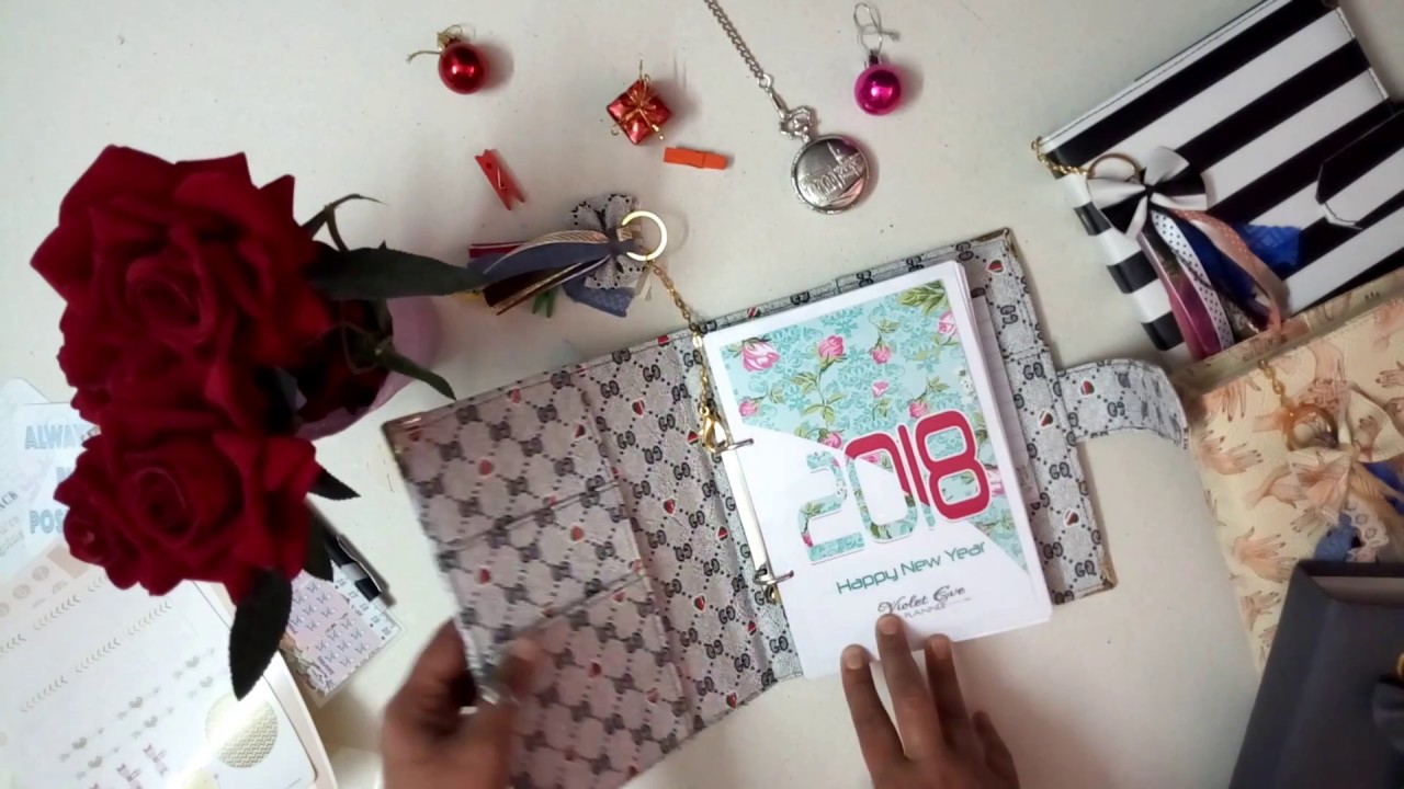 شرح محتويات بلانر| فايوليت إيف | Violet Eve Planner 2018