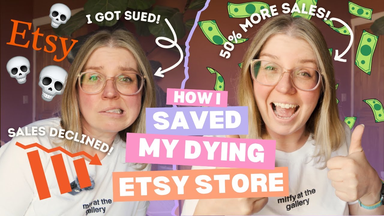 Как я оживил свой мёртвый магазин на Etsy 💀📈 | Реальные цифры, что сработало + советы по увеличен...