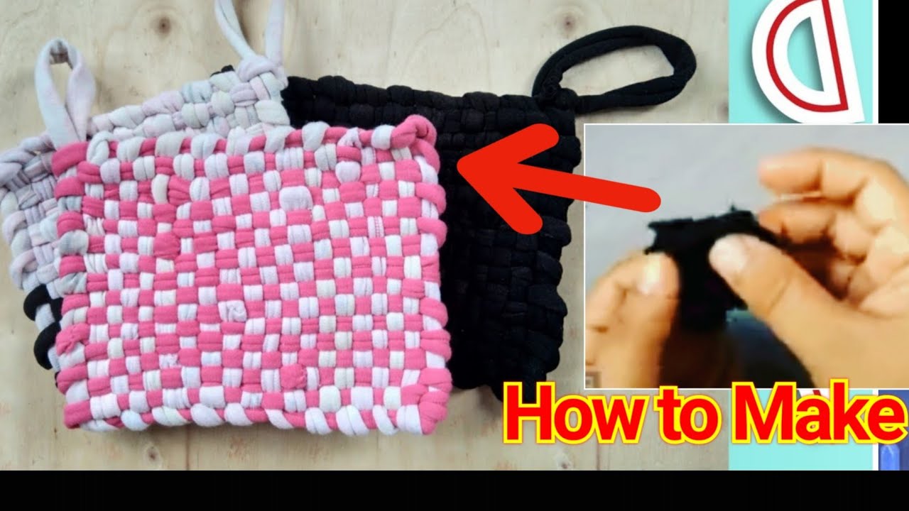 Make a Pot Holder | Using Old Unused Clothes | Do it Yourself