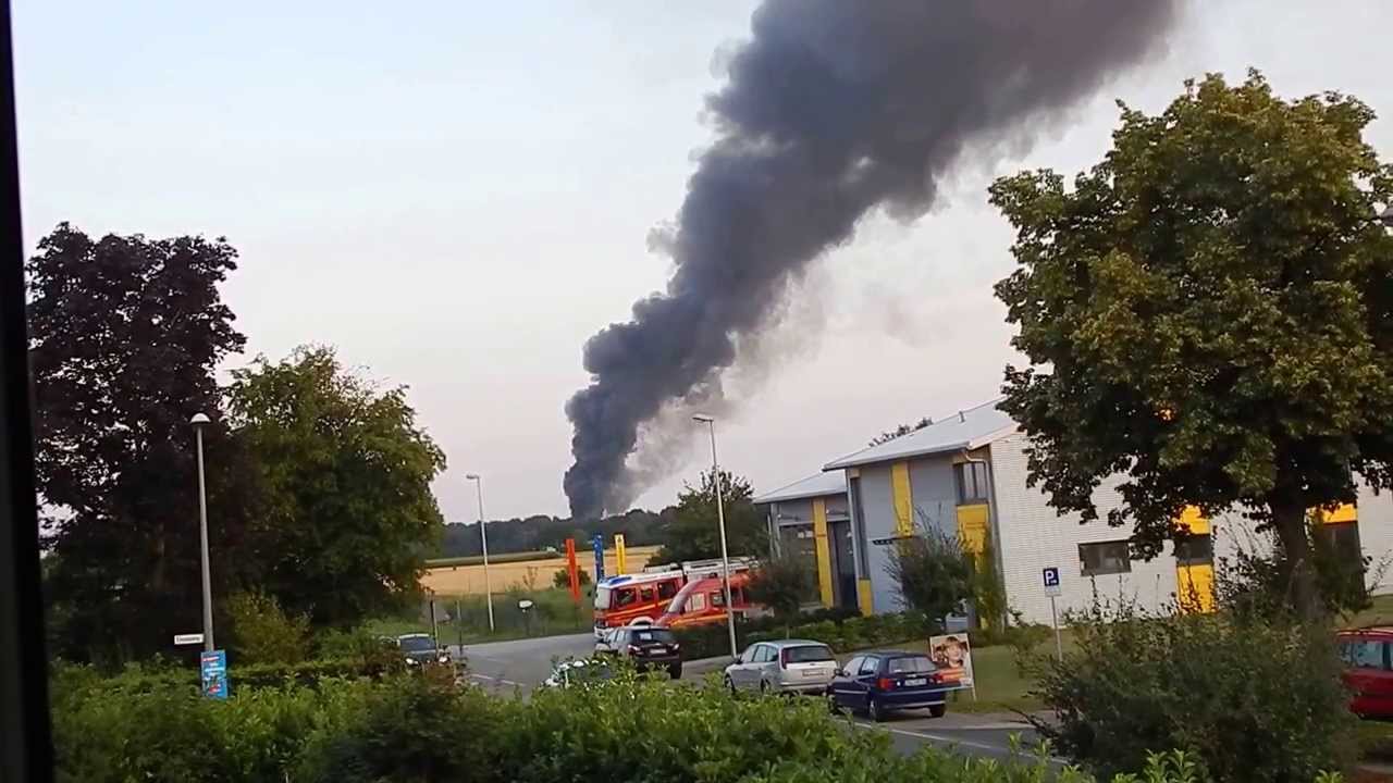 Schrottplatz Brand in Krauthausen