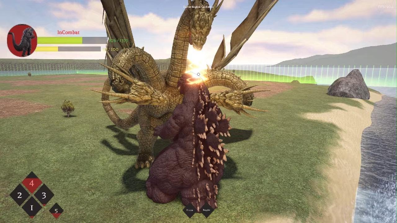 TITAN BASH Godzilla vs King Ghidorah