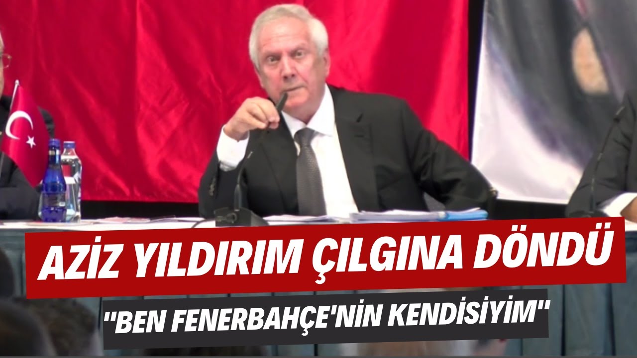 Aziz Yıldırım basın toplantısında çılgına döndü! 
