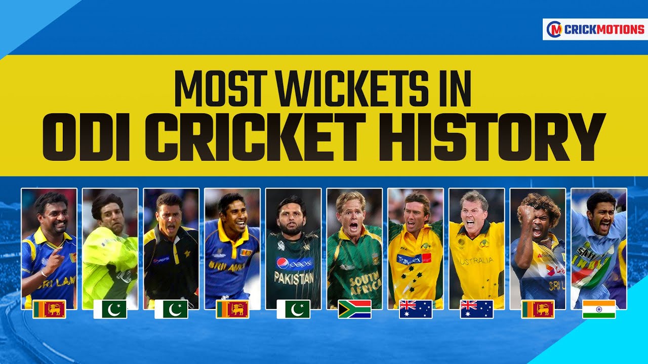 TOP10 | Most Wickets in ODI Cricket History | 1971 - 2022
