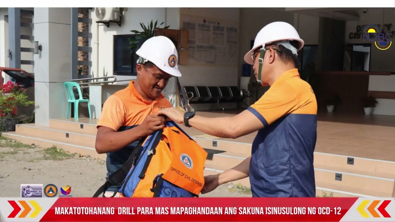 MAKATOTOHANANG  drill para mas mapaghandaan ang sakuna isinusulong ng OCD 12