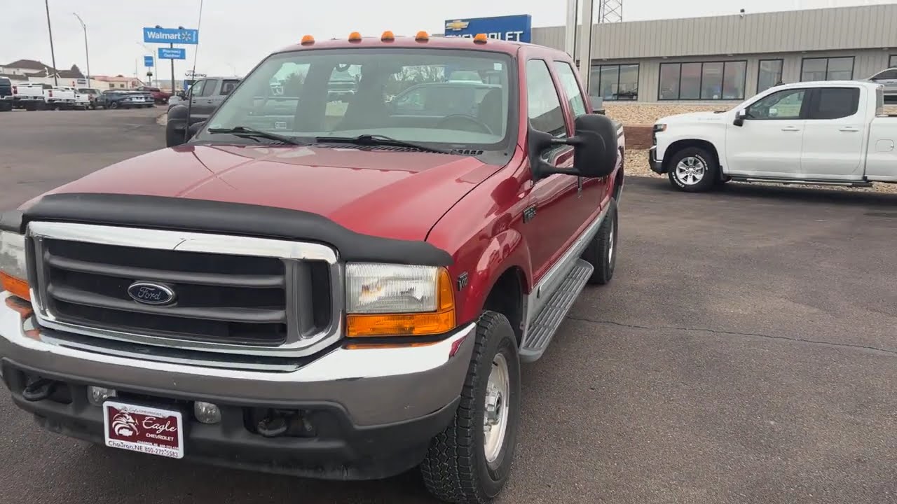 2001 Ford Super Duty F-250 XL - 6.8L V10 GAS - Maroon - Miles 112,888 - Stock #: 26034A