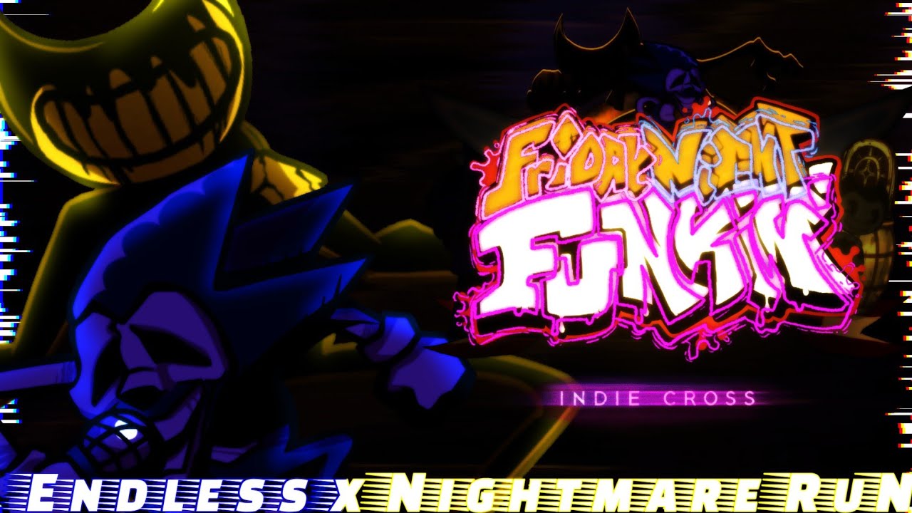 FNF Mashup: Bendy vs Majin Sonic [ Nightmare Run + Endless ] Indie Cross x V.S Sonic.Exe
